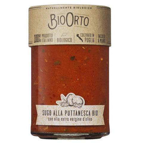 Bio Orto Organic Puttanesca Pasta Sauce 350g (Pack of 2)