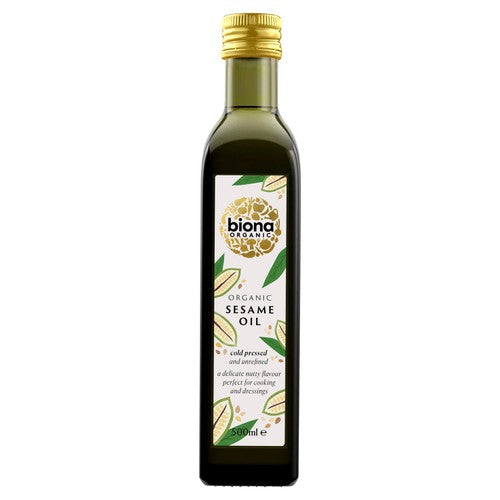 Biona Cold Pressed Organic Sesame Seed Oil 500ml (Pack of 2)