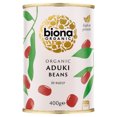 Biona Organic Aduki Beans 400g (Pack of 2)