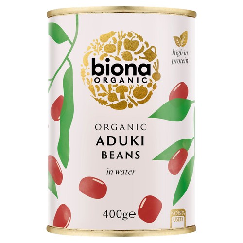 Biona Organic Aduki Beans 400g (Pack of 2)