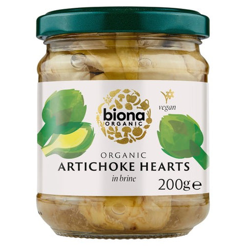 Biona Organic Artichoke Hearts 200g (Pack of 3)