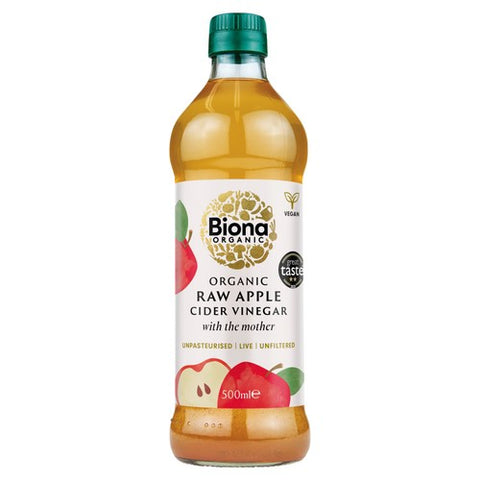 Biona Organic Cider Vinegar With The Mother 500ml (Pack of 2)