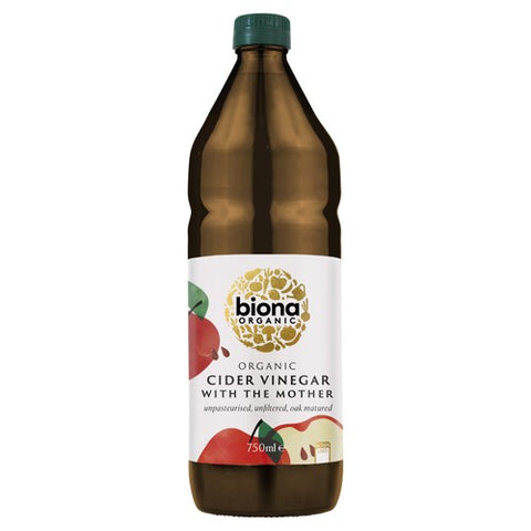 Biona Organic Cider Vinegar With The Mother 750ml (Pack of 2)