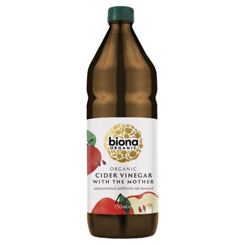 Biona Organic Cider Vinegar With The Mother 750ml (Pack of 2)