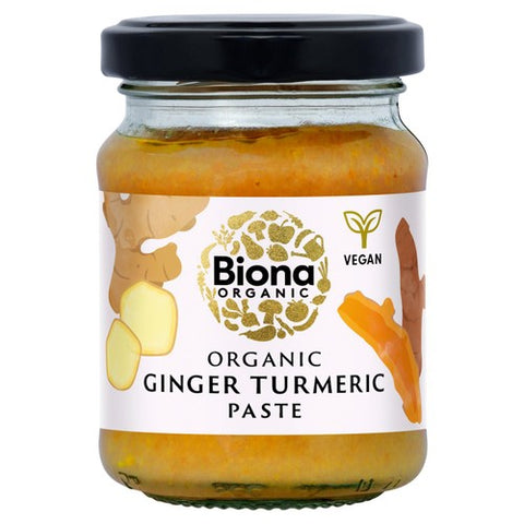 Biona Organic Ginger Turmeric Paste 130g (Pack of 2)