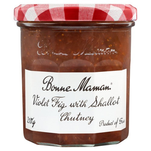 Bonne Maman Violet Fig with Shallot Chutney 210g (Pack of 2)