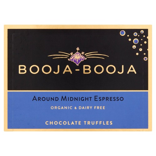 Booja Booja Dairy Free Around Midnight Espresso Chocolate Truffles 92g (Pack 6)