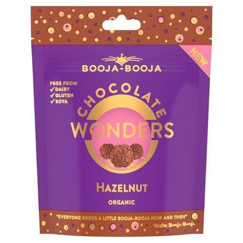 Booja-Booja Hazelnut Chocolate Wonders 65g (Pack of 3)