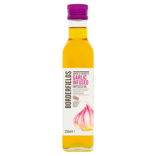 Borderfields Cold Pressed Rapeseed Oil Garlic Infusion 250ml (Pack of 2)