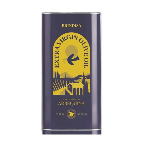 Brindisa Arbequina Extra Virgin Olive Oil 1L (Pack of 2)