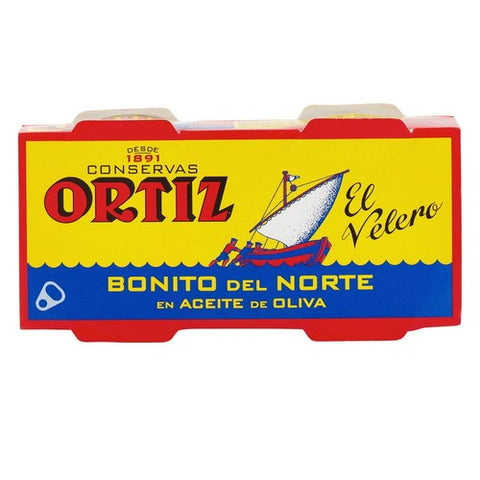 Brindisa Ortiz Albacore Tuna Fillets In Olive Oil Bonito del 2 x 63g (Pack 3)