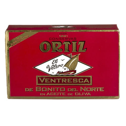 Brindisa Ortiz Prime Albacore Fillets "Ventresca" in Olive Oil 110g (Pack of 3)