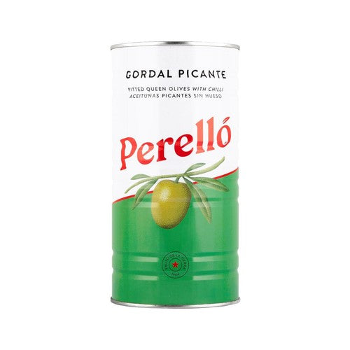 Brindisa Perello Gordal Pitted Olives Picante 600g (Pack of 2)