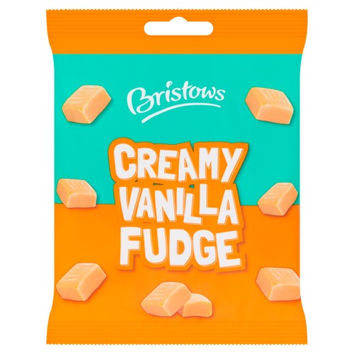 Bristows Creamy Vanilla Fudge 100g (Pack of 6)