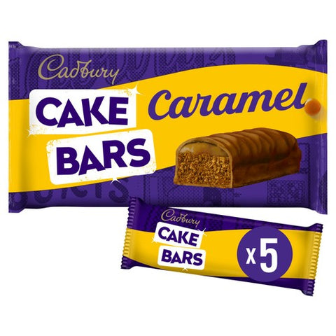 Cadbury Caramel Cake Bars 5 's (Pack of 6)