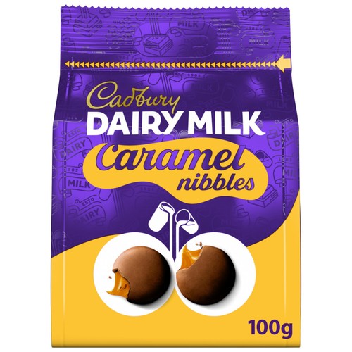 Cadbury Caramel Nibbles 100g (Pack of 3)