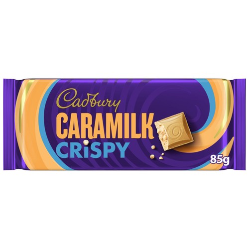 Cadbury Caramilk Crisp Chocolate Bar 85g (Pack of 3)