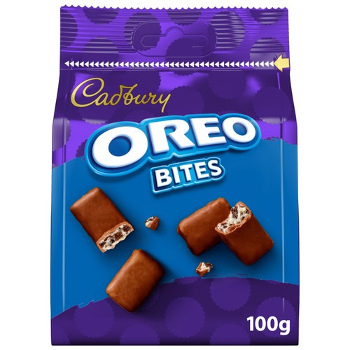 Cadbury Dairy Milk Oreo Bites Chocolate Bag 100g (Pack of 3)