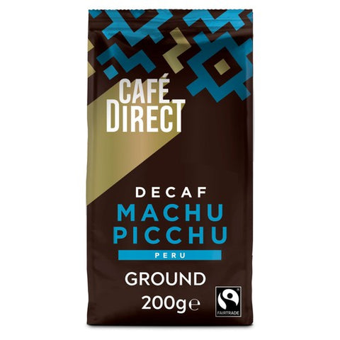 Cafedirect Fairtrade Decaf Machu Picchu Ground Coffee 200g (Pack of 2)