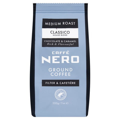 Caffe Nero Classico Filter Ground Coffee 200g (Pack of 2)