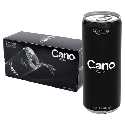 Cano Water Sparkling Water Fridgepack 10 x 250ml (Pack of 2)