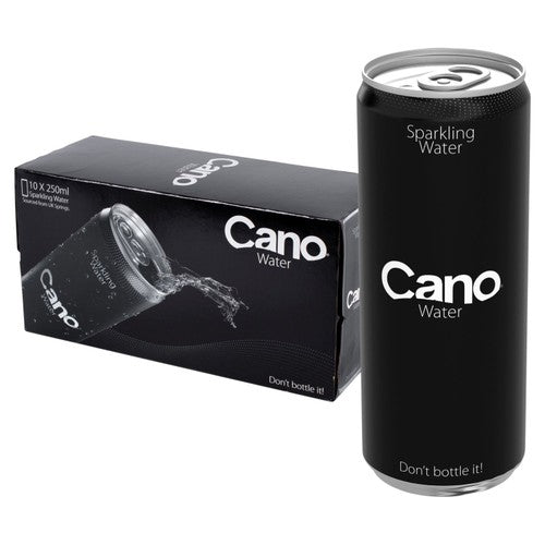 Cano Water Sparkling Water Fridgepack 10 x 250ml (Pack of 2)