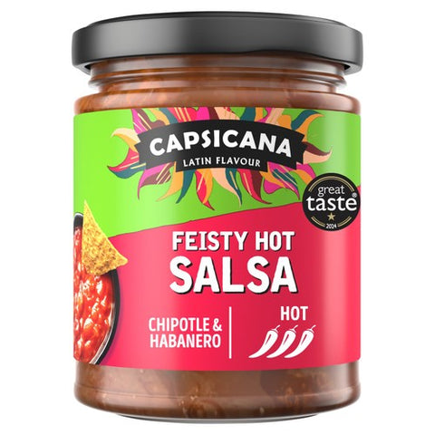 Capsicana Full On Feisty Salsa 285g (Pack of 2)