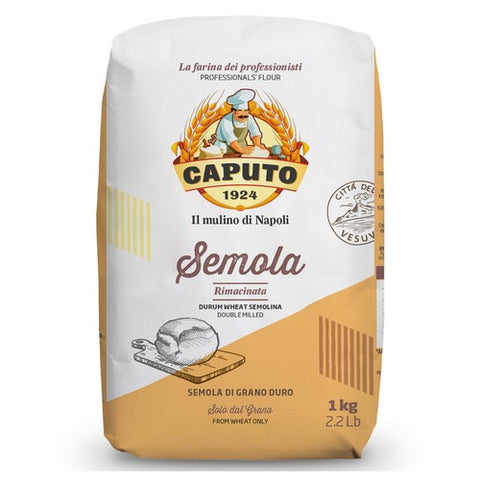 Caputo Double Milled Durum Wheat Semola 1kg (Pack of 2)