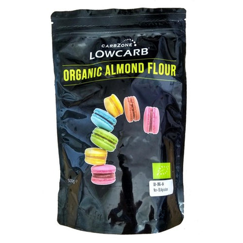 Carbzone Low Carb Organic Almond Flour 500g (Pack of 2)