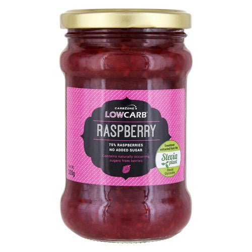 Carbzone LowCarb Raspberry Jam 320g (Pack of 2)