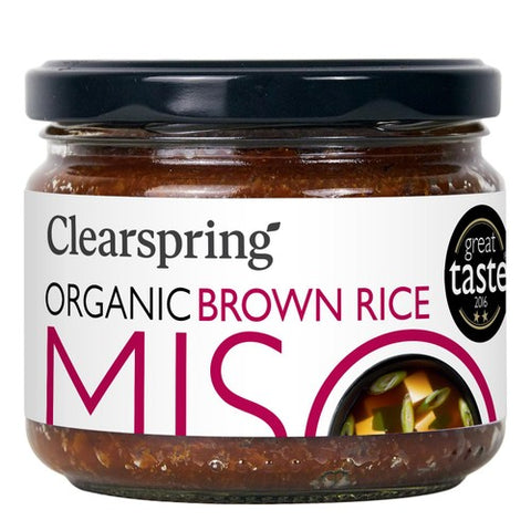 Clearspring Organic Brown Rice Miso Paste 300g (Pack of 2)