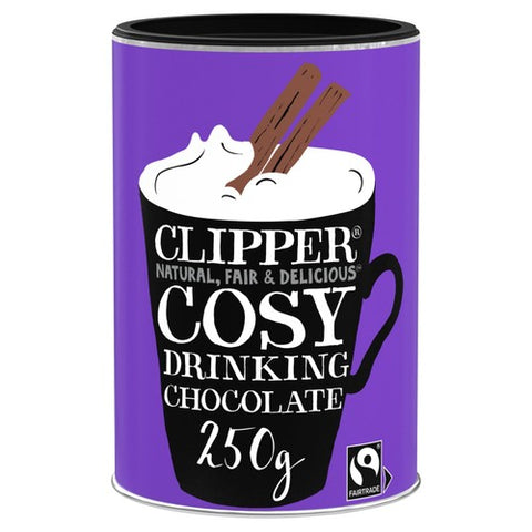 Clipper Fairtrade Drinking Chocolate 250g (Pack of 2)
