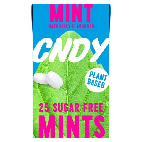 CNDY Mints Spearmint Sugar Free 25g (Pack of 6)