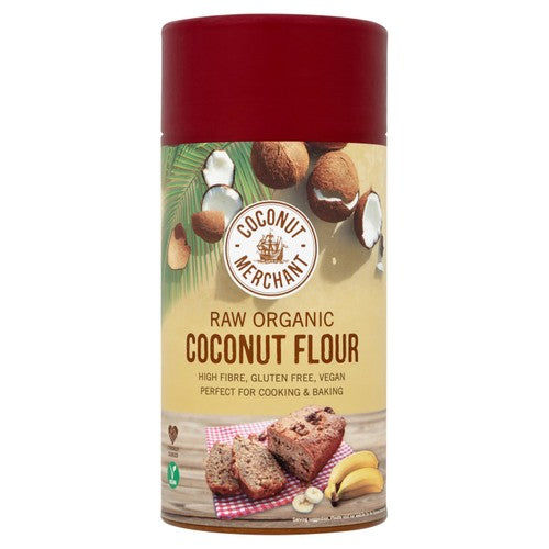 Coconut Merchant Organic Coconut Flour 500g (Pack of 2)