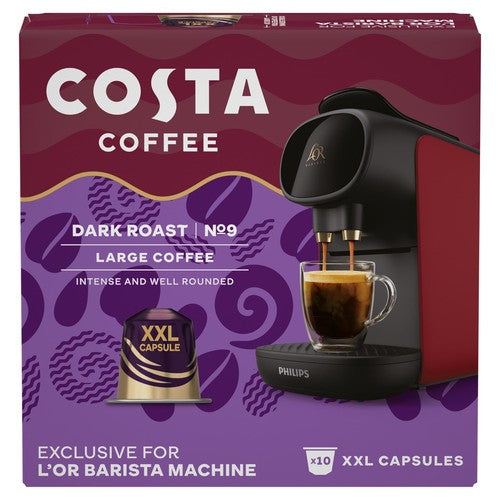 Costa Dark Roast XXL 10's (Pack of 2)