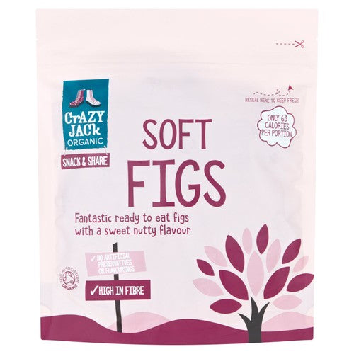 Crazy Jack Organic Soft Figs Ready To Eat 200g (Pack of 2)