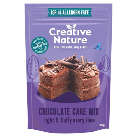Creative Nature Cacao Rich Chocolate Cake Baking Mix 300g (Pack of 2)