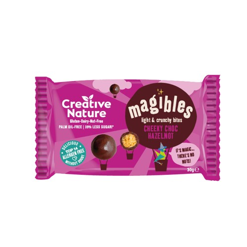 Creative Nature Magibles Cheeky Choc Hazelnot 30g (Pack of 3)