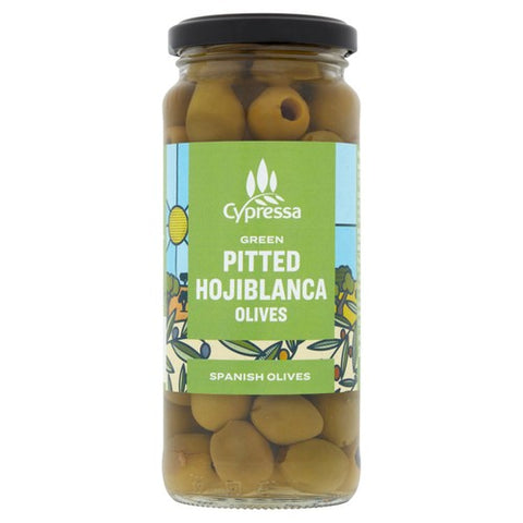 Cypressa Pitted Green Olives 340g (Pack of 3)