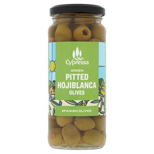Cypressa Pitted Green Olives 340g (Pack of 3)