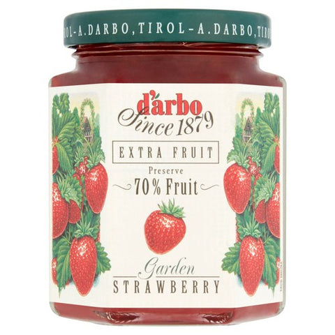 Darbo Strawberry Jam 70% Fruit 200g (Pack of 2)