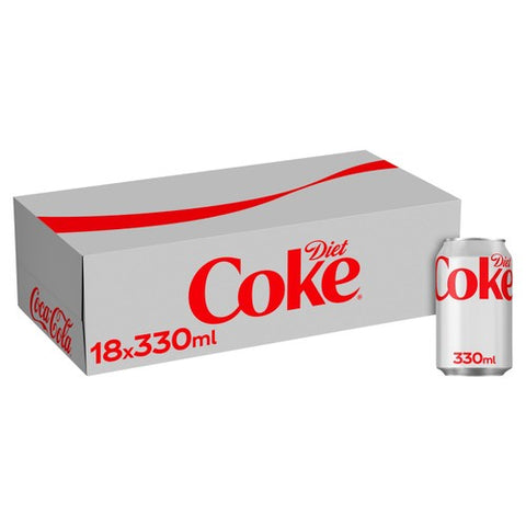 Diet Coke 18 x 330ml (Pack of 2)