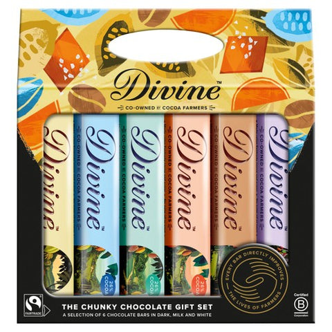 Divine The Chunky Chocolate Gift Pack 210g (Pack of 3)
