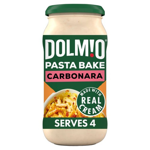 Dolmio Pasta Bake Carbonara Pasta Sauce 430g (Pack of 2)