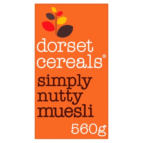 Dorset Cereals Simply Nutty Muesli No Added Sugar Breakfast Cereal 560g (Pack 3)