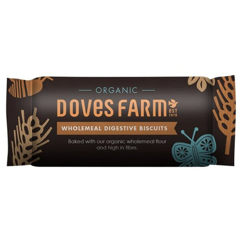 Doves Farm Organic Wholemeal Digestives 200g (Pack of 2)
