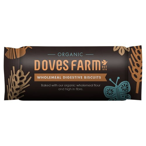 Doves Farm Organic Wholemeal Digestives 200g (Pack of 2)