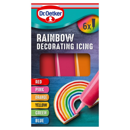 Dr. Oetker Rainbow Writing Icing 114g (Pack of 2)