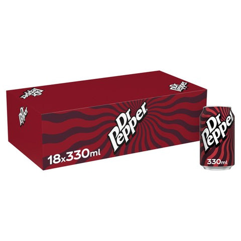 Dr Pepper 18 x 330ml (Pack of 2)