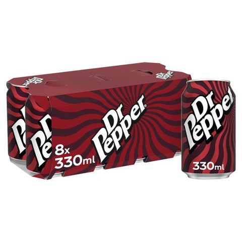 Dr Pepper 8 x 330ml (Pack of 2)